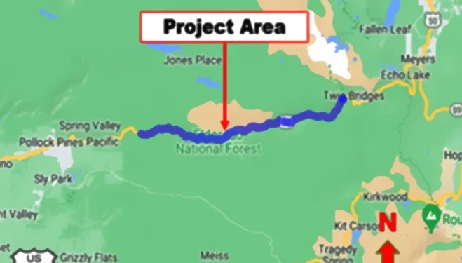 Highway 50 Rehabilitation Project to Bring Major Road Improvements Near Pollock Pines, Kyburz and Strawberry