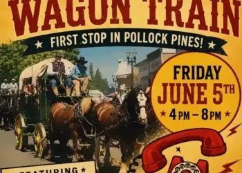 77th Annual Highway 50 Wagon Train Reaches Pollock Pines for Final Overnight Stop Before Placerville