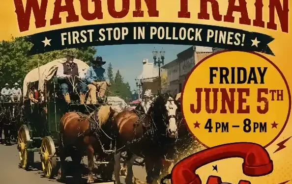 77th Annual Highway 50 Wagon Train Reaches Pollock Pines for Final Overnight Stop Before Placerville