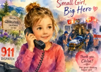 Georgetown Girl, 7, Hailed as Hero After Calling 911 and Helping Save Her Mother’s Life