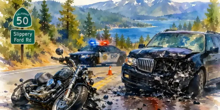 Motorcyclist, 85, Killed in Head-On Crash Near South Lake Tahoe