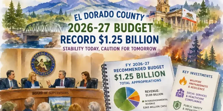 El Dorado County Adopts Record $1.25 Billion Budget Amid Warnings of Future Fiscal Challenges