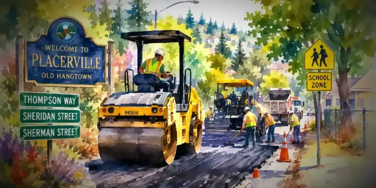 Placerville Moves Forward With Major Road Rehabilitation on Thompson Way, Sheridan Street and Sherman Street