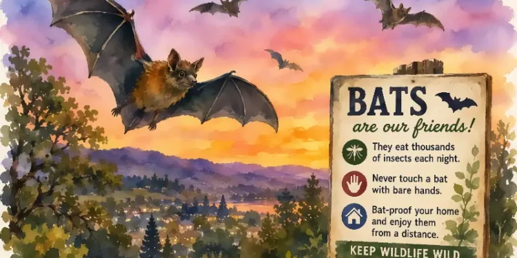 Bat Season Picks Up Across El Dorado County Foothills