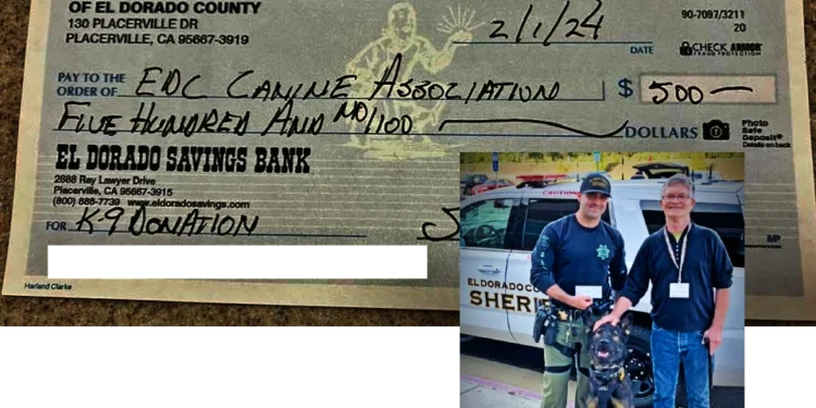 EDC Veteran Memorial Building Council Steps Up for Deputy Sheriff Carrabino and K9 Partner Adonis