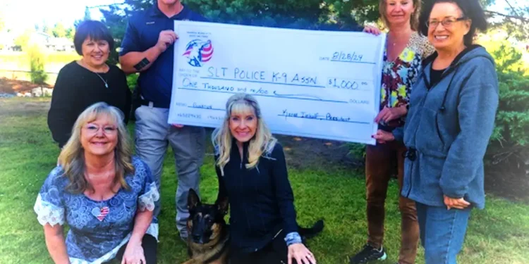 RWC-SLT Donates $1,000 to South Lake Tahoe Police K-9 Fund