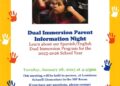 Placerville Union School District Hosts Dual Immersion Parent Information Night
