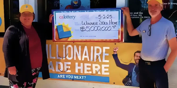 $5 Million Scratchers Ticket Sold at Georgetown Gas & Go in El Dorado County