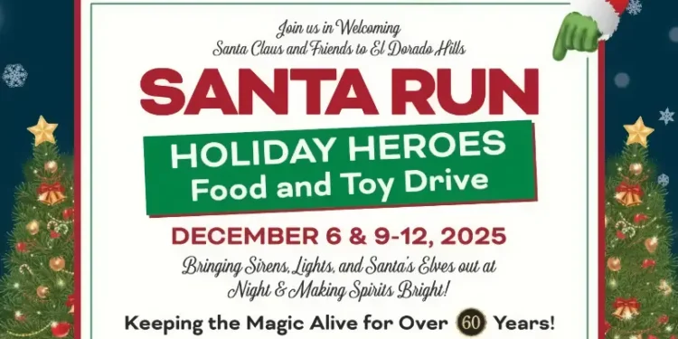 El Dorado Hills to Kick Off Annual Christmas Celebration on Dec. 6
