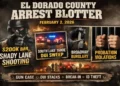 El Dorado County Arrest Blotter — Firearm Assault, Burglary, DUI and Probation Violations on Feb. 2, 2026
