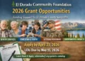 El Dorado Community Foundation Opens 2026 Grant Cycle for Local Nonprofits