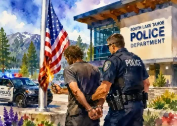 South Lake Tahoe Man Arrested After Attempted Flag Burning