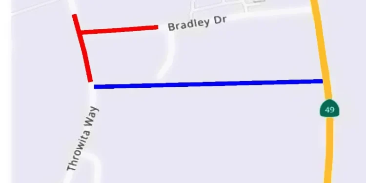 Bradley Drive Detour Begins July 16 in Diamond Springs