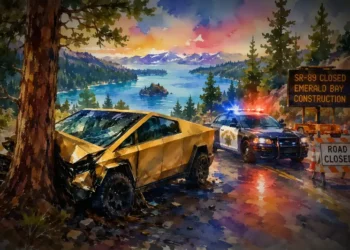 Tesla Driver Arrested After Emerald Bay Pursuit