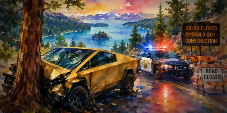 Tesla Driver Arrested After Emerald Bay Pursuit