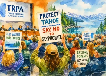 Tahoe Residents Push Back on Caldor Fire Glyphosate