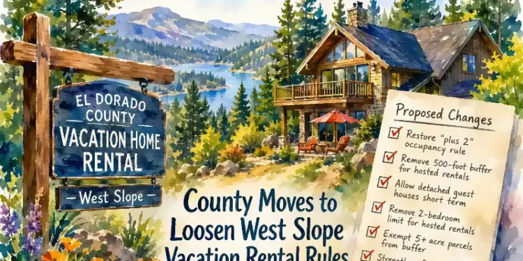 El Dorado County Moves to Loosen VHR Rules
