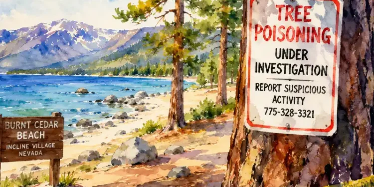 Tahoe Tree Poisonings Raise Concern