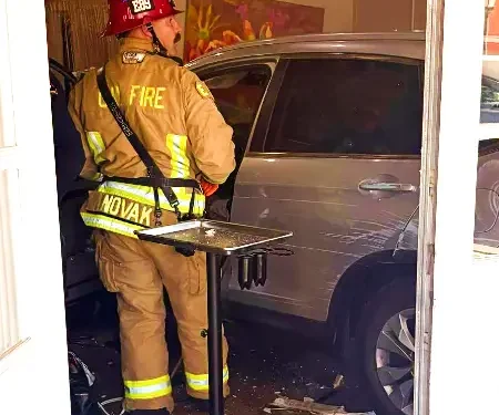 Vehicle Crashes Into Cameron Park Building