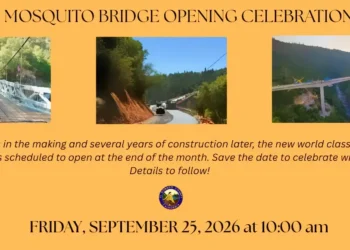 Mosquito Bridge Opening Set for Sept. 25 in El Dorado County