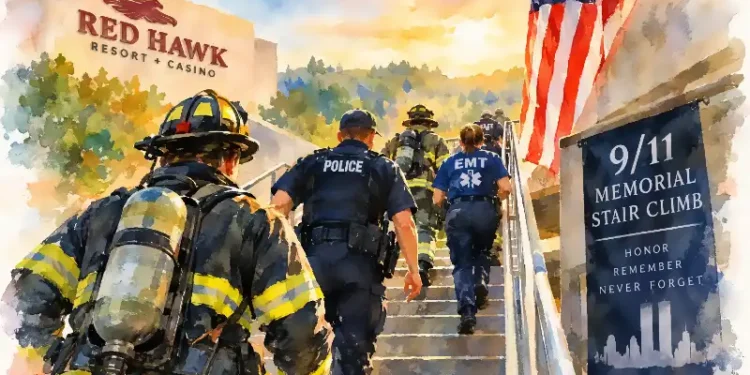 Red Hawk Hosts Annual 9/11 Stair Climb