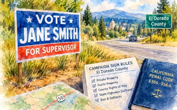 El Dorado County Campaign Sign Rules Explained