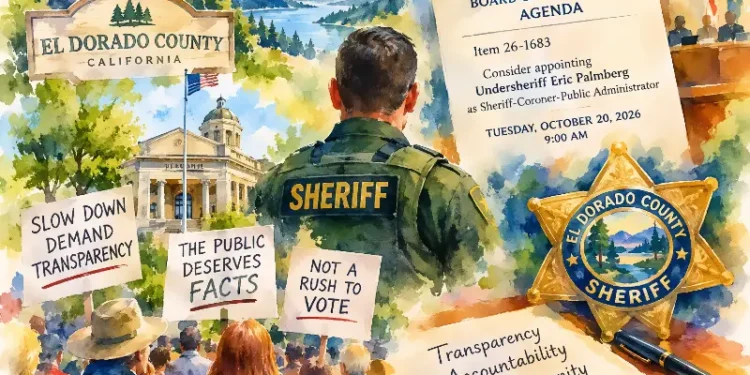 El Dorado County Sheriff Vote Faces Calls for Delay
