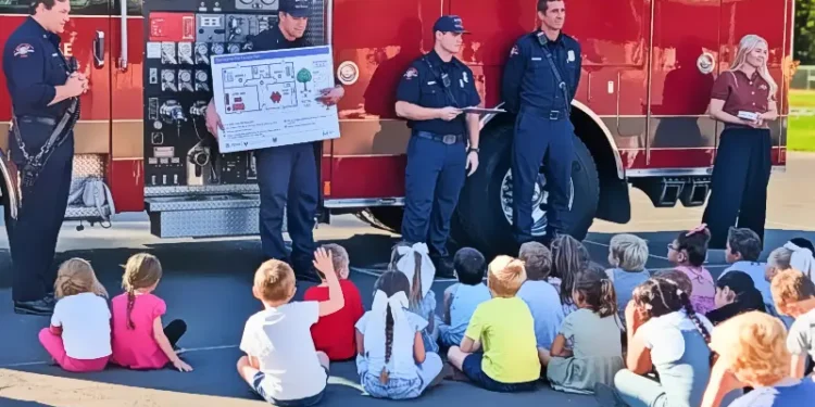 El Dorado County Firefighters Bring Safety Lessons to Schools