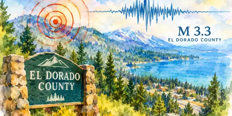 M3.3 Earthquake Rattles El Dorado County Near Tahoe