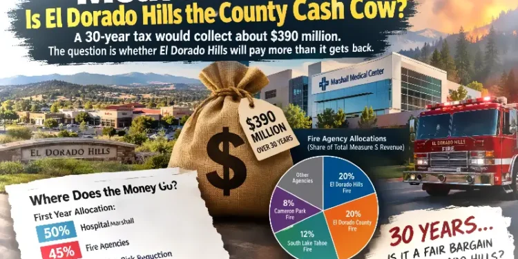 Measure S: Is El Dorado Hills the County Cash Cow? EDH taxpayers should reject Measure S unless they want to be EDC’s cash cow