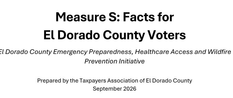 Measure S Faces Scrutiny in El Dorado County