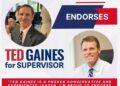 Retired law enforcement Tom Walsh Endorses Ted Gaines for Supervisor