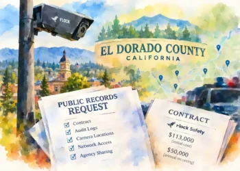 El Dorado County Flock Cameras: Records Request Update